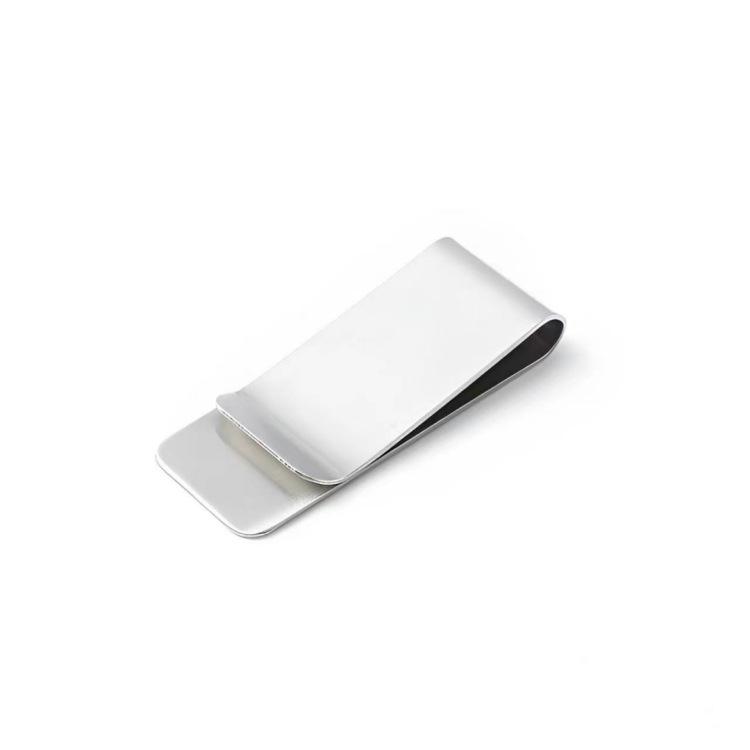 Minimalist Metal Men's Wallet & Card Holder with Pen and Ticket Clip