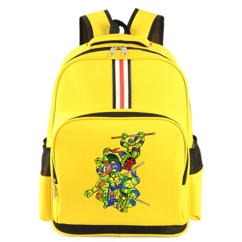 Hot Sale Teenage Mutant Ninja Turtles Cartoon Printed Backpack Elementary and Secondary School Students Outdoor Leisure Large Capacity