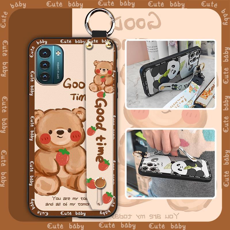 Phone Holder Shockproof Phone Case For Nokia G11/G21 Cartoon Lanyard Protective Waterproof Back Cover Fashion Design