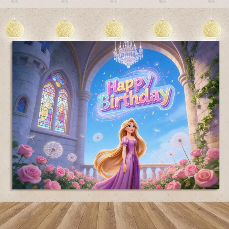 BEPAN Fundal Tematic Magic Rapunzel Personalizabil Decorațiuni și Accesorii Petrecere de Ziua de Naștere Fetiță Fundal Baby Shower Poster Cameră