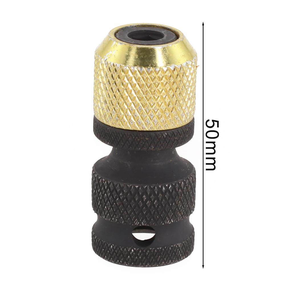 For Air Wrench Hex Drill Adapter Drive To Hex Adapter Converter Tool Anti-Corrosion Good Toughness High Hardness