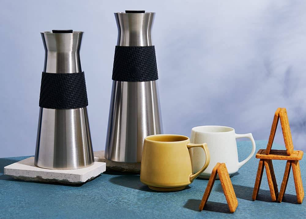 cores C530BK Flask Red Dot Design Award Keeps Coffee and Tea Hot or Keeps Tea Fresh Grande, 600ml, Winner, Cold,