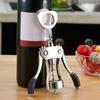 Wine Bottle Opener Stainless Steel Beer Bottle Opener Sturdy Wine Opener Manual Wing Corkscrew Elegant Wine Bottle Opener Tool
