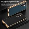 For Samsung Galaxy Z Fold 7 Case Luxury PU Leather Skin Plating Protective Back Cover Case For Samsung Z Fold7 Phone Shell