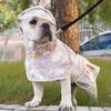 Teddy Goldene Hundekleidung Ei Olk Mann PU Wasserdichte Jacke Hunderegenmantel Haustierbedarf Wasserdicht Outdoor