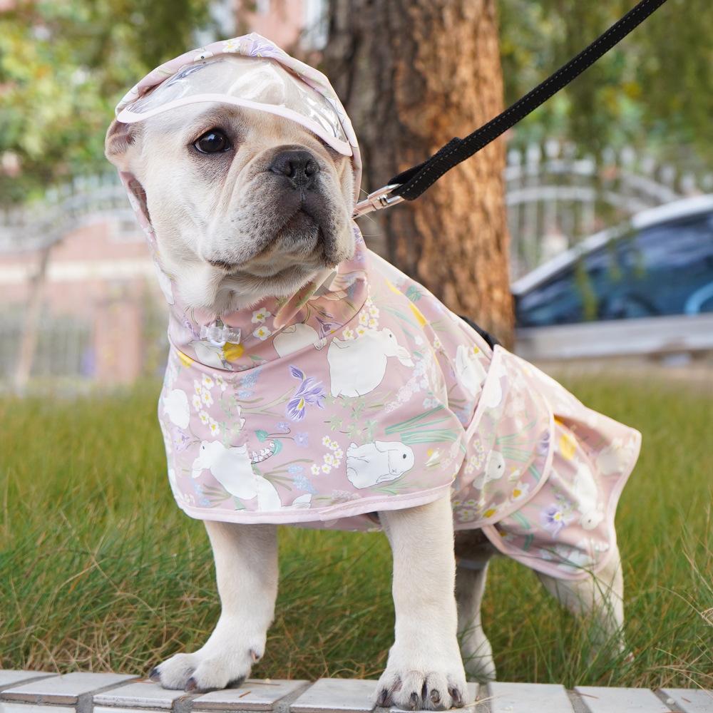 Teddy Goldene Hundekleidung Ei Olk Mann PU Wasserdichte Jacke Hunderegenmantel Haustierbedarf Wasserdicht Outdoor