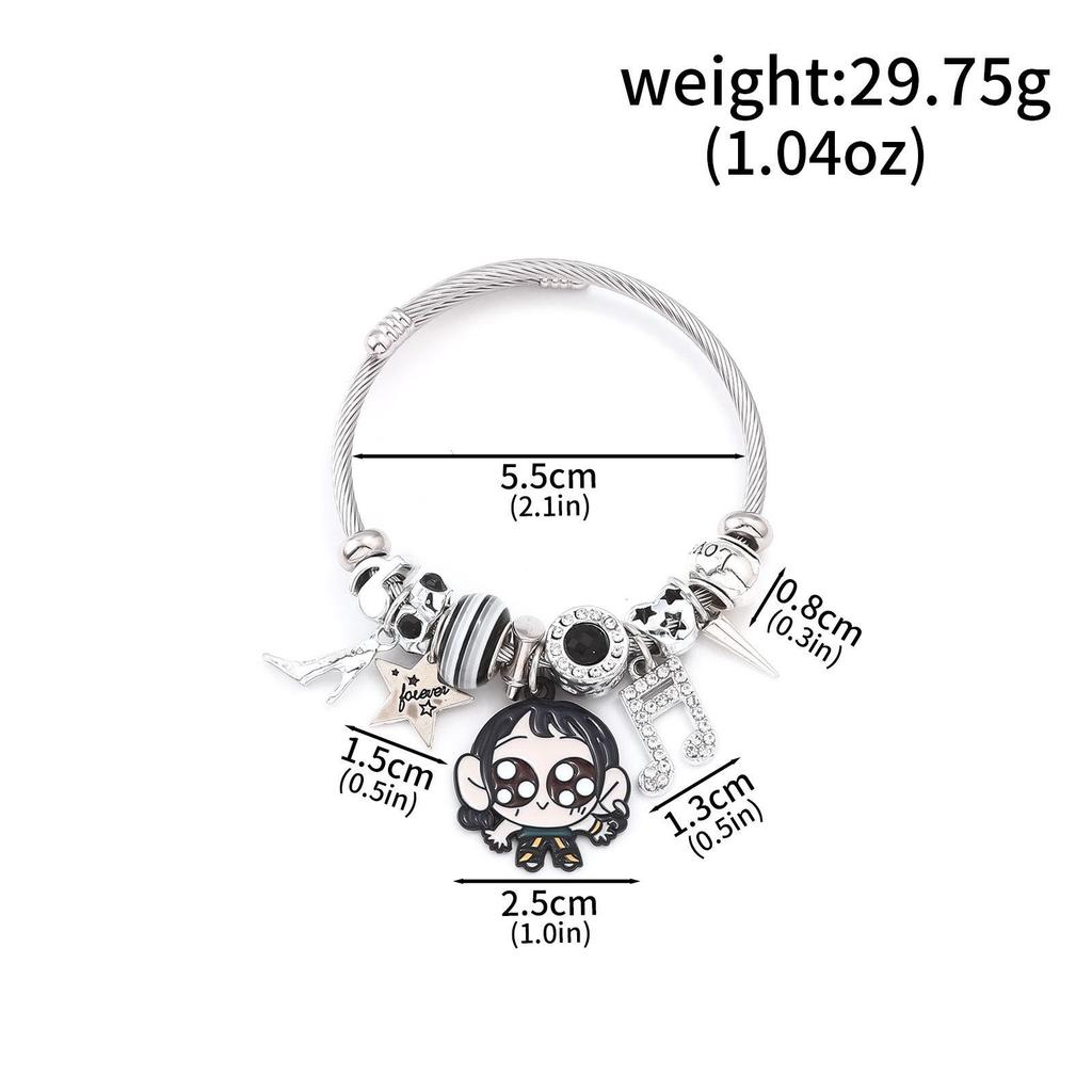 Anime K-POP Dämonenjägerin Anhänger Perlen DIY Armband
