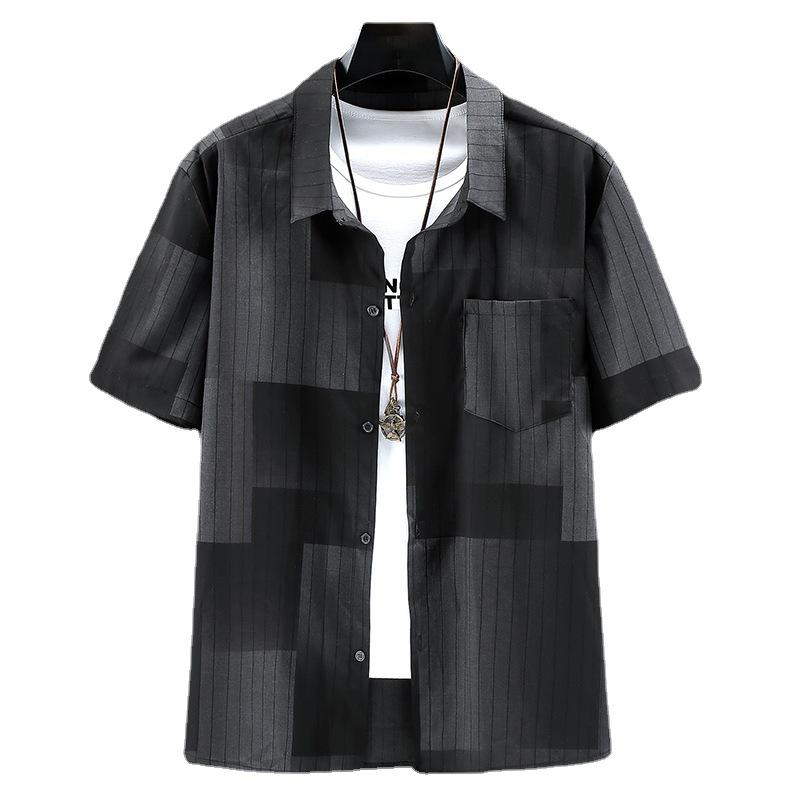 Übergroßes Herren Kurzarmhemd mit Extra Fett