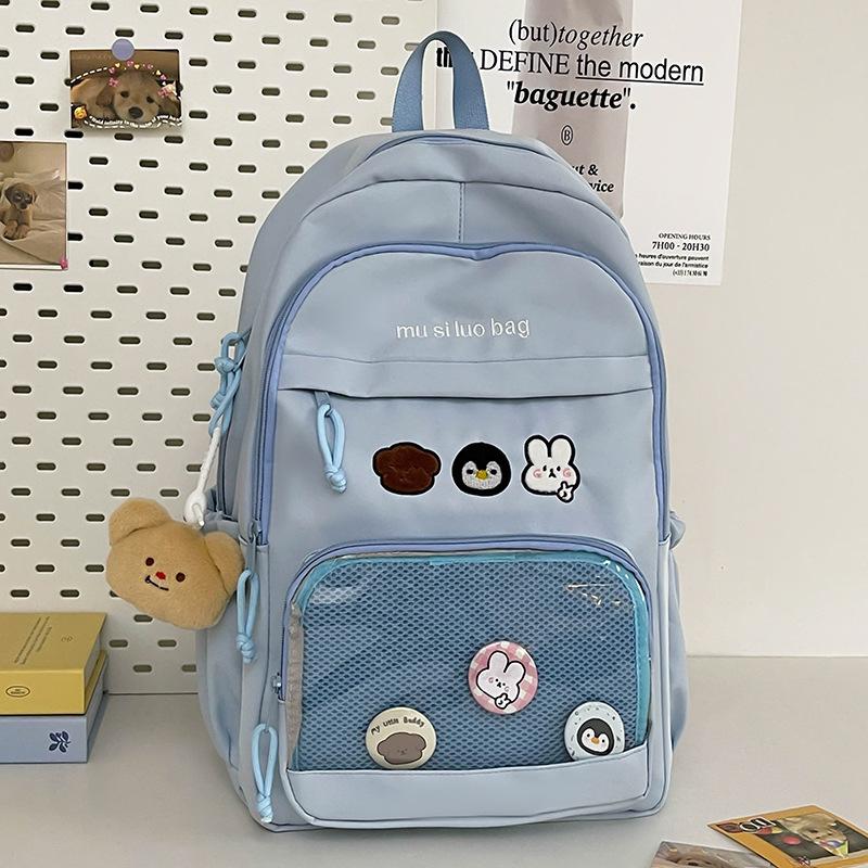Schoolbag Elementary School Students  Girls Junior High School Students  High School Students  Multi Layer Backpacks