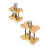 2pcs Movement Holder Aluminum Watch Repairing Movement Fixed Base Tool Clamp for Watch Repairer