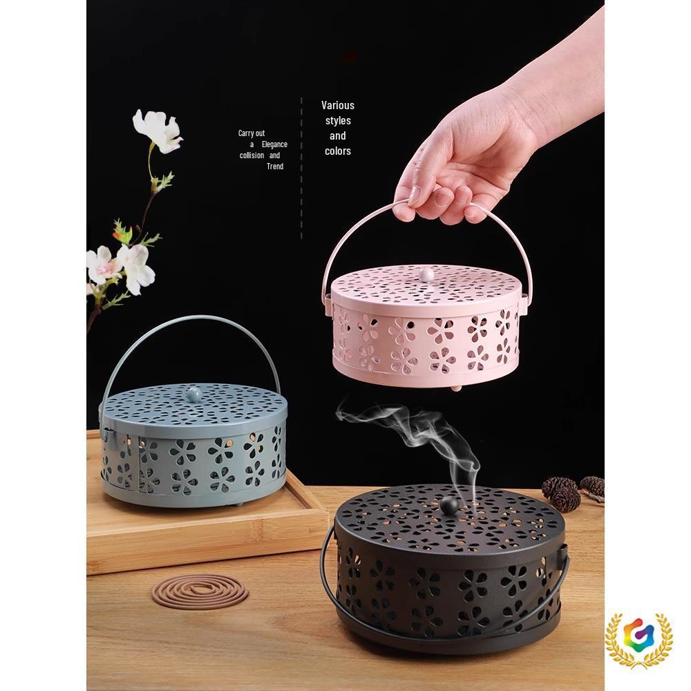 

Подставка для москитной спирали с крышкой и держателем Retro Copper