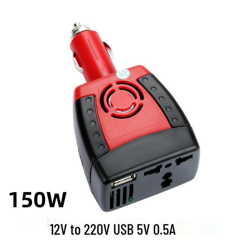 150W Car Power Inverter 12V to 220V/110V with 2.1A USB Cigarette Lighter Port