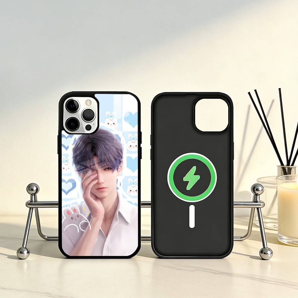 L-Love And D-Deepspace Sylus Phone Case For iPhone17,16,15,14,13,12,11 Plus,Pro Max Magnetic For Magsafe Wireless Charging