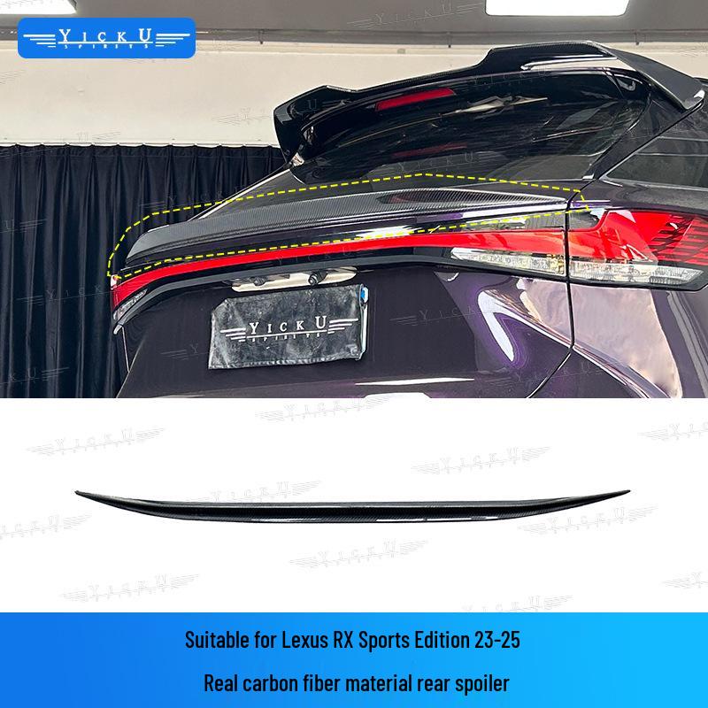 Lexus RX350/500 Carbon Fiber Body Kit (Front Lip, Fender Flares, Rear Lip, Side Skirts, Tail Top Spoiler, 2023-2025)