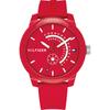 Red Dial Red Silicone Rubber Men's Quartz Watch 1791480