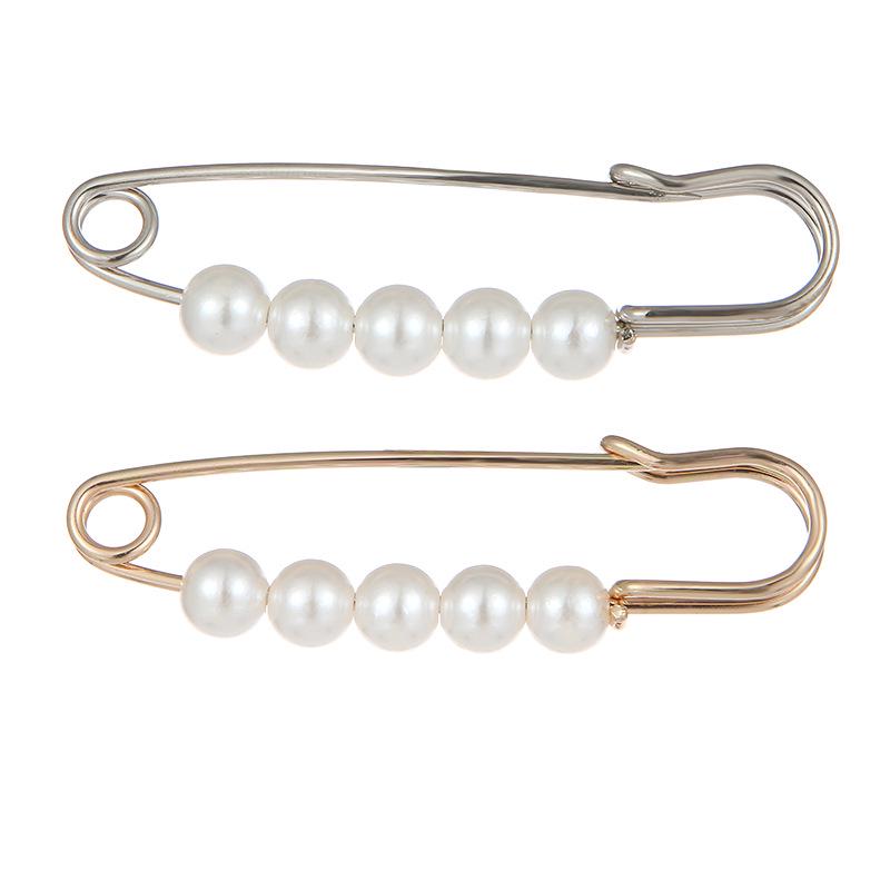 

Elegant Pearl Brooch Pin for Women s Shoulder Strap & Waist-Shaping