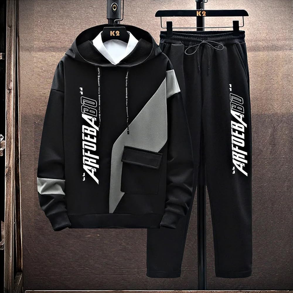 GUTHONG Sweatshirt and Hoodie Long Tracksuit for Men and Casual Training Running Size L Set, Sleeve, Fall/Winter Wear, Loungewear, Women, Wear, Wear,