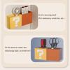 Storage Box Magnetic Large Capacity Organizer Space Saving Plastic Storage Case for Hair Accessories Jewelry Office