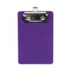 A7 Frosted Color Transparent Mini Clipboard with Clip for Sticky Notes Portable Writing Board Document Holder Small Bill Organizer