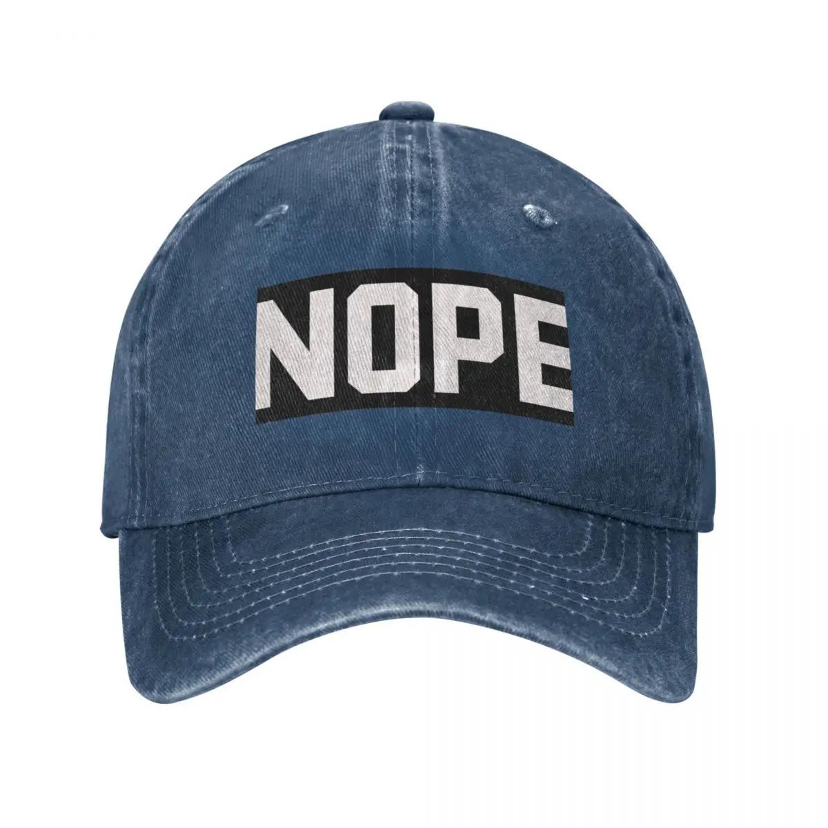 

Nope Baseball Cap Snap Back Hat Designer Hat Hat Female Men S