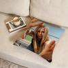 A-Avril Lavigne Cushion Cover Fabric Soft Furnishing,Pillowcase, Cushion Cover, Sofa Pillow, Home Decoration