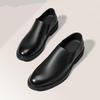 New Men's Leather Shoes Handmade High Quality Casual Oxford Business Work Shoes Black Coffee Lace-up Comfortable Man Shoes