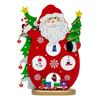 DIY Christmas Wood Christmas Ornaments Desktop Small Mini Christmas Party Decor Scene Window Decoration Home Ornaments
