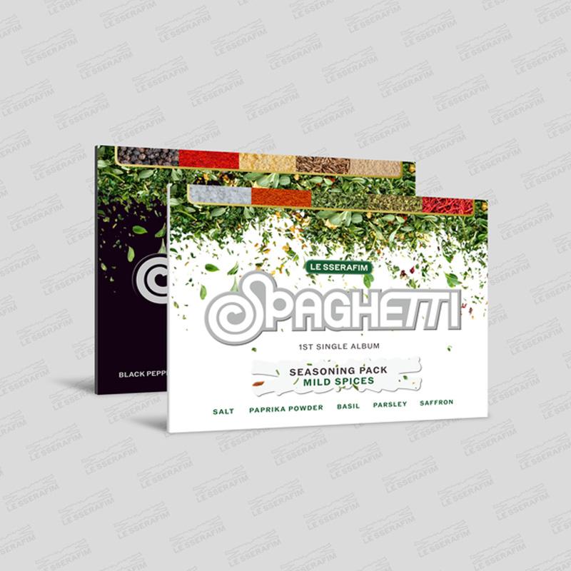 

LE SSERAFIM – 1-й сингл-альбом [SPAGHETTI] (Альбомы Weverse Вер.) 2 in Set