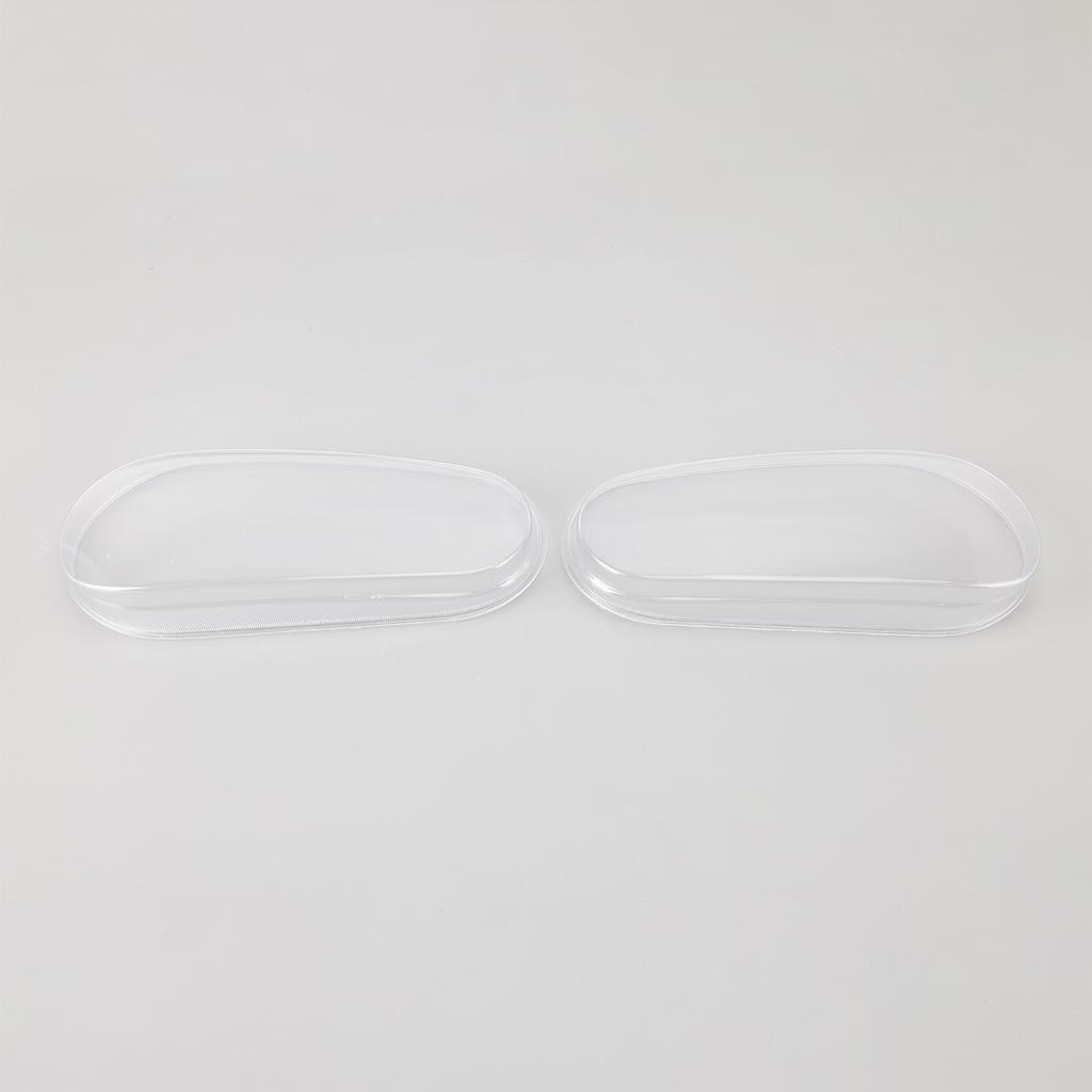 Left+Right Headlight Lens Shell Cover Lampshade For VW MK4 Golf/GTI/R32 99-2005