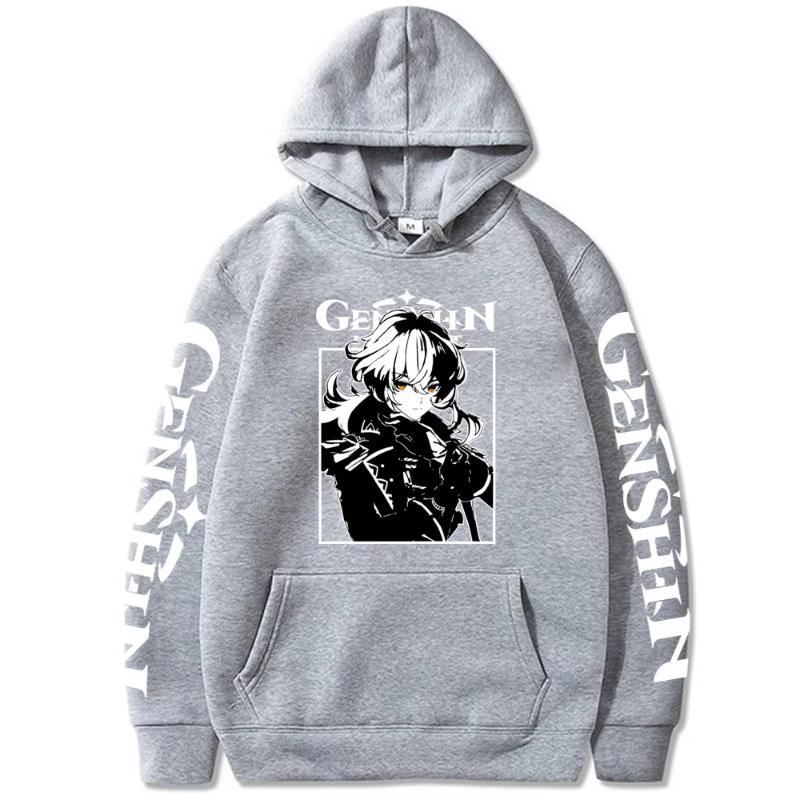 

Harajuku Genshin Impact Manga Hoodies Long Sleeve Pullover 2021 Hot Game Kawaii Aesthetic Boy Unisex 90s Loose Casual Sweatshirt 3XL