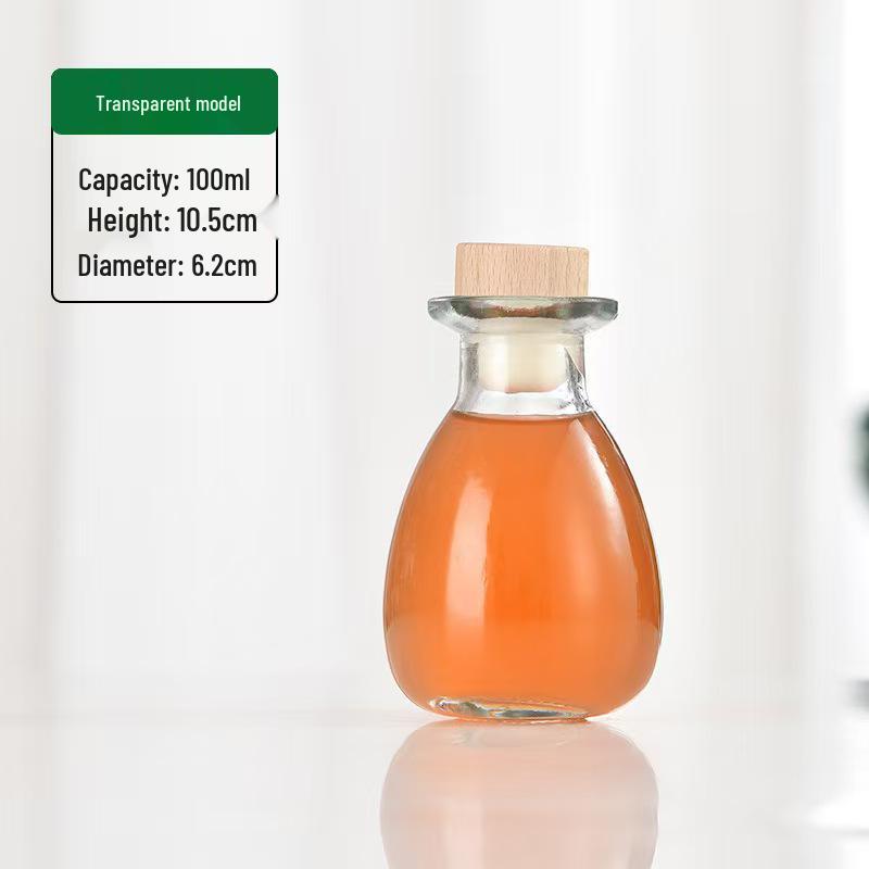 Premium Frosted Glass Fruit Wine Bottles, Sealed Leak-Proof, Round, Large-Bellied, Thickened Design.