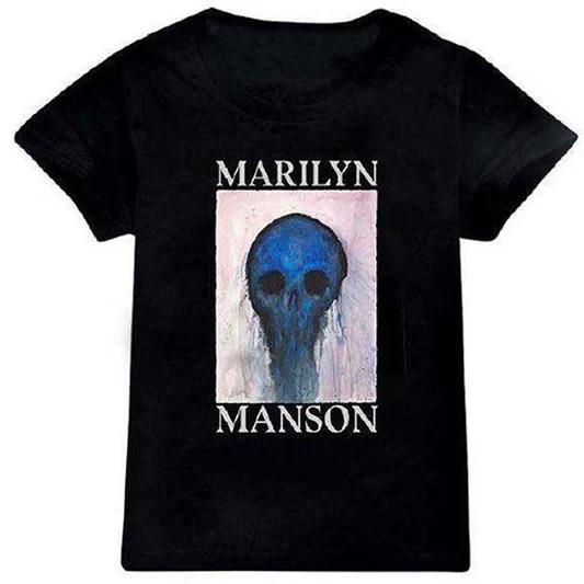 Marilyn Manson Cotton T-shirts Black Reprint All Size BTH230