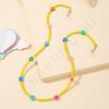 Candy Color Soft Pottery Mask Rope Glasses Chain, Colored Crystal Neck Mask Chain Anti-lost Glasses Rope