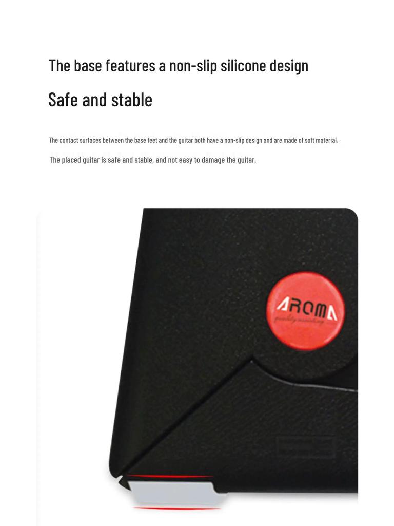 AROMA Taşınabilir Katlanabilir A-çerçeveli Gitar, Bas Gitar, Ukulele ve Keman Standı