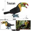 Children's Cognitive Bird Model: Black-faced Spoonbill & Bald Eagle Decor Gift