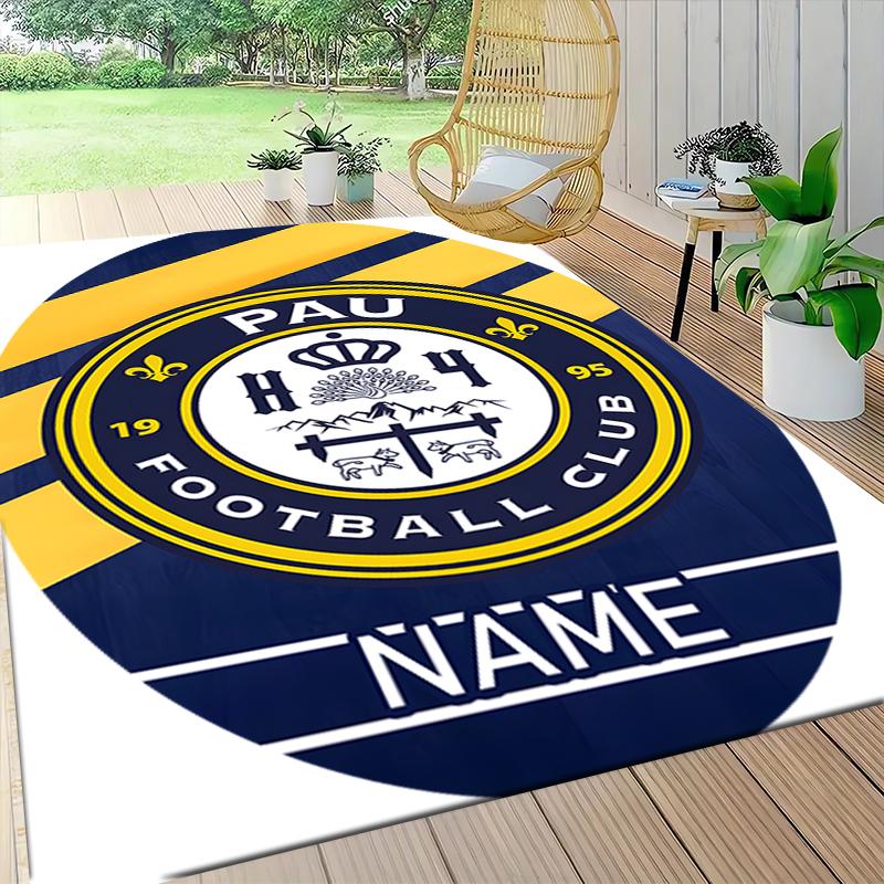 Custom Name Schalke Team Crest Carpet Rug Customizable Soft Washable Anti-Slip Home Living Room Sofa Mats Personalized Rug. 0909230