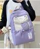 Schoolbag New College Style Cute School Bag Junior High School Student High School Student Lightweight Backpack Girl Large Capacity Backpack