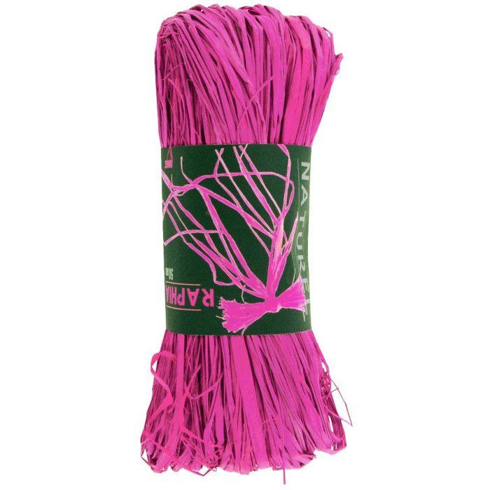 Raphia naturel Lie de vin 50 g