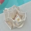 Transparent Mesh Beach Tote Bag Carry All Large Capacity Lightweight Women Storage Bag for Swimming Gym Beach Trips