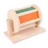 Montessori Infant Wooden Toys Toddler Color Rolling Drum Toy Kids Educational Sensory Toys Baby Birthday Gifts Aged 0-3 Years