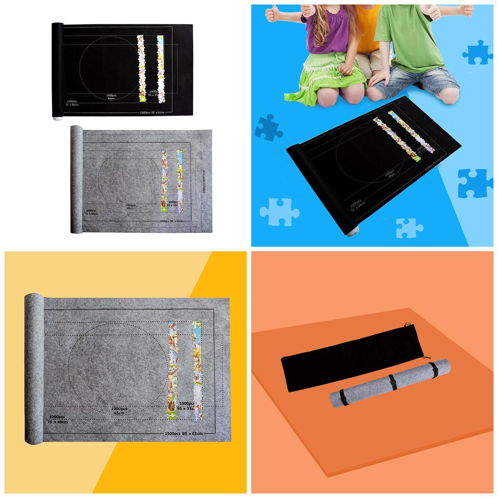 Large Puzzle Mat for Dedicated Jigsaw Enthusiasts Providing Convenient Storage and Travel Streamline Puzzle Experience