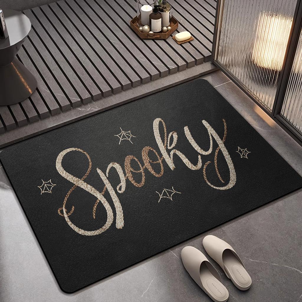 Bathroom Mat Absorbent Mat Toilet Door Mat Anti Slip Can Be Cut Household Dirt Resistant Mat