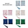 Velvety Jewelry Box Portable Travel Case Organizers with Multi Layer Compartments for Rings Necklaces Earrings