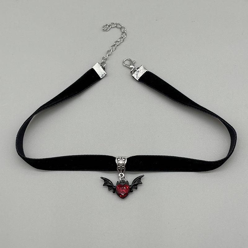 Gothic Spider Rose Flower Black Lace Choker Necklace Halloween Party Accessory