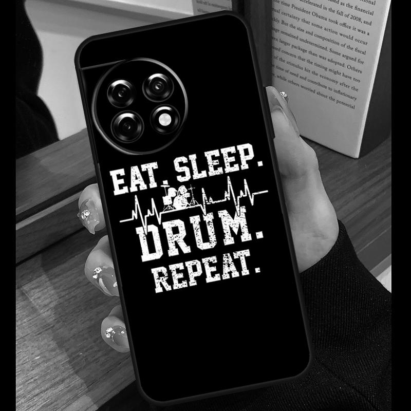 Drum Drumming Drummer Case For OnePlus 15R 13R 13T 12R 15 13 12 11 10 Pro 10T Nord CE 3 4 Lite N20 N30 Nord 5 Cover