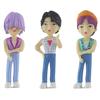 New  K-pop Demon Hunters 6pcs/set with box Action Figure Set Derpy Rumi Mira Zoey Cute Dolls Collectible Figurines Fans Gift