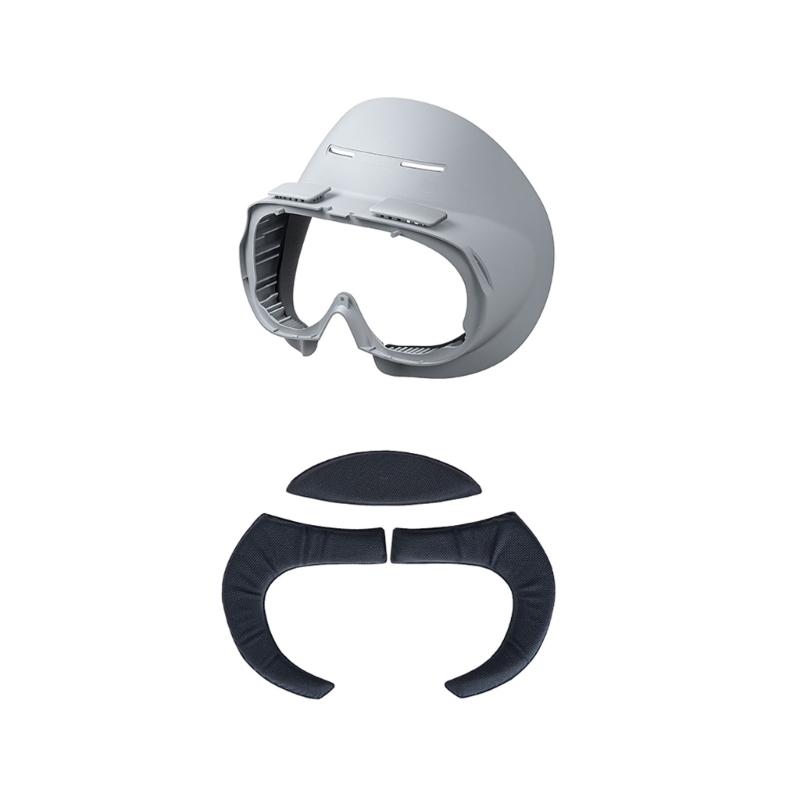 Lightproof Facial Cushion Interface Brackets for Pico 4 VR Headset Ice Cloth/PU Pads Frame Face Cushion Pads Accessory
