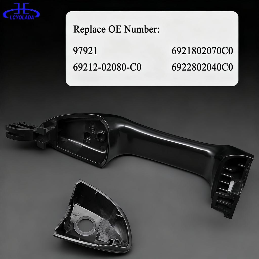 Äußere Türgriff für die Fahrerseite vorne Für Toyota Corolla 2014-, Schwarz