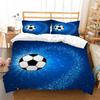 Bed Set Sports Style Duvet Cover Set Soccer Printed Quilt Cover Set Teens King Queen Size Bedding Fashion Cover Suit Luxury Bedding Cover