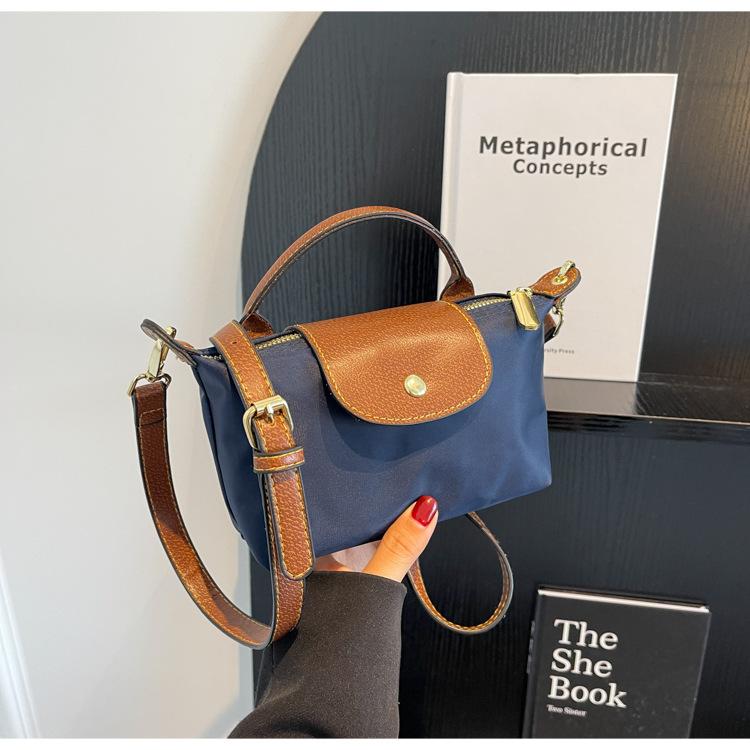 Geantă de damă la modă Pânză carouri Personalizată Versatilă Geantă gogoașă Geantă messenger ușoară de umăr